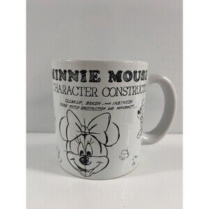 Disney Parks Minnie Mouse Character Construction Coffee Mug